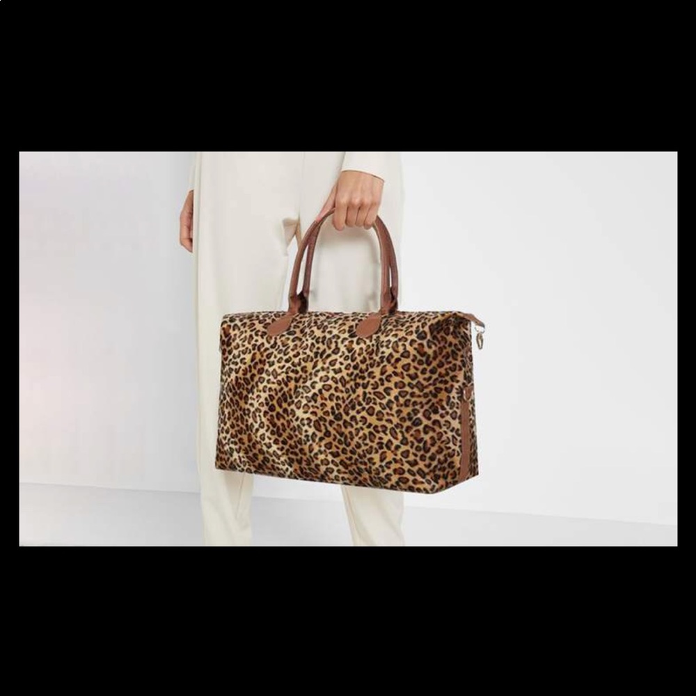 Leopard Print Weekend Bag